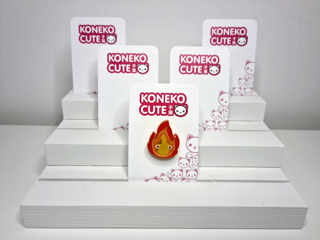 Cute Fire Flame Pin