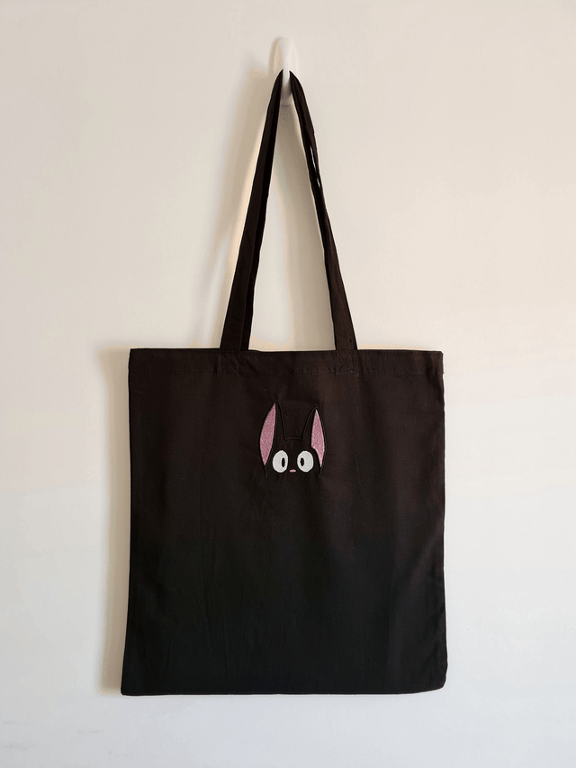 Cute Black Cat Peek-a-boo