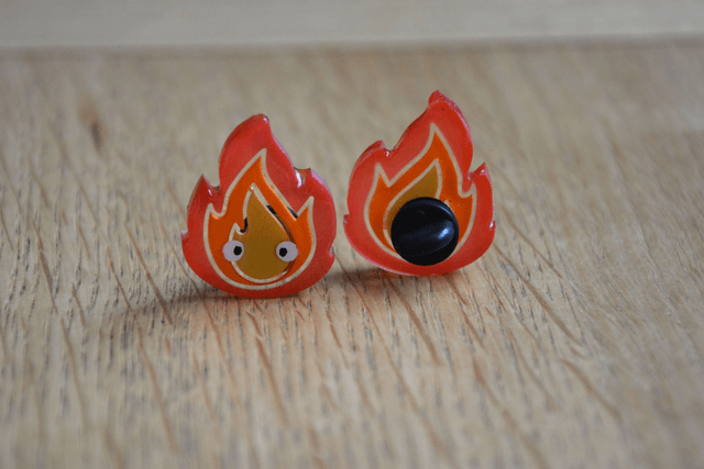 Cute Fire Flame Pin